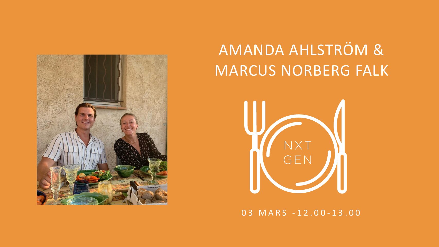 NxG digital lunch med Amanda Ahlström och Marcus Norberg Falk
